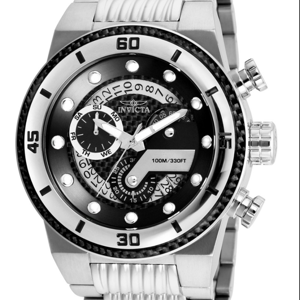 Invicta S1 Rally Swiss Ronda Z60 Caliber Men's Watch - 51mm, Steel (25280)